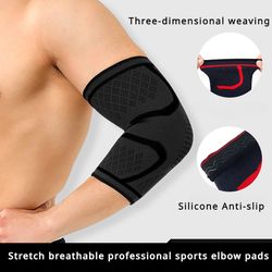 basketball arm sleeve elbow brace, elbow support elastic gym sport, absorb sweat sport pad, protective elbow compression