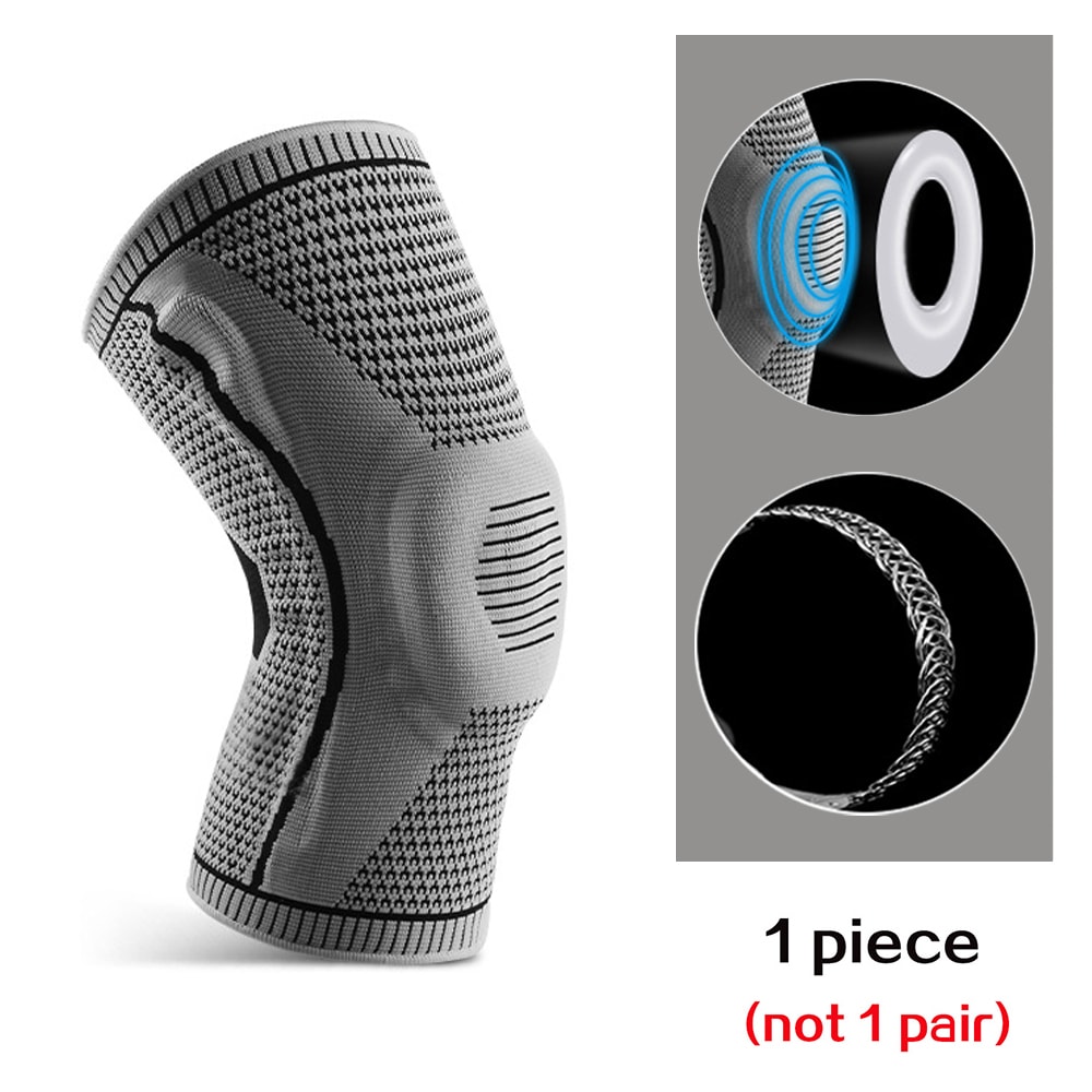Crossfit Protector Support Pads, Professional Sport Knee Brace, Arthritis Relief, Meniscus Tear Support, Running, Biking