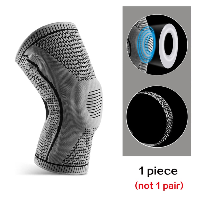Crossfit Protector Support Pads, Professional Sport Knee Brace, Arthritis Relief, Meniscus Tear Support, Running, Biking