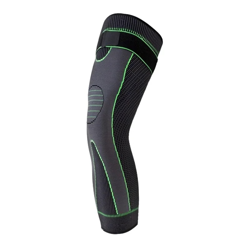 Long Compression Knee Pads Elastic Stripe Sleeve Sport Brace Support Warm Kneepad Protector Volleyb 5