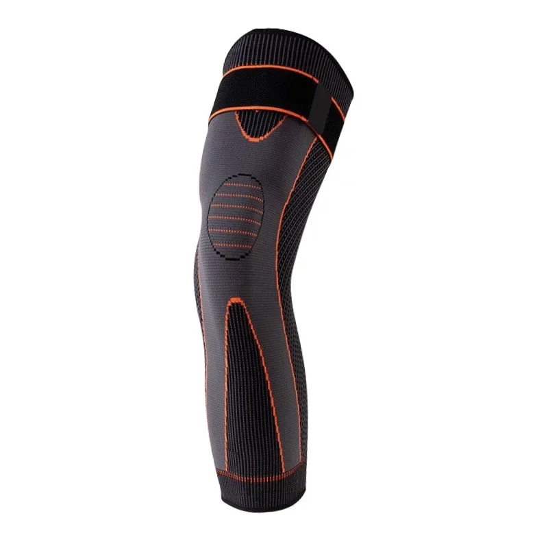Long Compression Knee Pads Elastic Stripe Sleeve Sport Brace Support Warm Kneepad Protector Volleyb 6