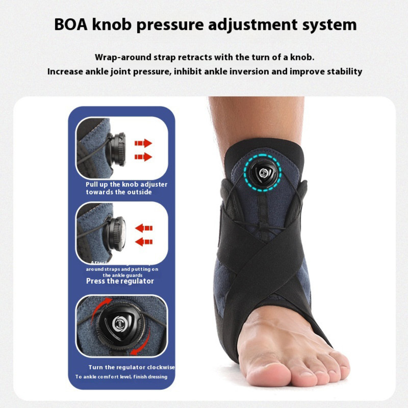 Sport Ankle Protectors, Adjustment Anti-Break Foot Joint, Sprain Recovery Support, Fixed Rehabilitation, Protection