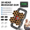 Deep Tissue Percussion Massager Professional Fascia Gun 24 Head Massage Gun Set Full Body Back Shou