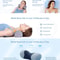 Cervical Pillow Ergonomic Contour, Neck Support Pillow Memory Foam, Orthopedic Pain Contoured Sleeping Pillow