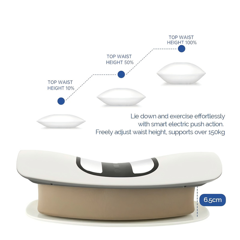 Back Massage Stretcher with Vibration, Multifunctional Lumbar Traction Device, Waist Spine Support Massager