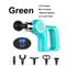 Deep Tissue Massage Gun Mini Massage Fascia Gun Muscle Massager 30 Speeds 6 Head Attachments For Ba 6