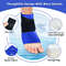 Hot Cold Therapy Ankle Ice Pack, Reusable Gel Wrap, Pain Relief Cold Pack for Sprains Injuries, Ankle Support Recovery