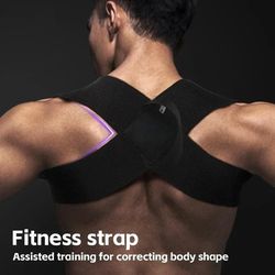 adjustable upper back shoulder brace, back posture corrector, clavicle spine support, lumbar posture correction, comfort