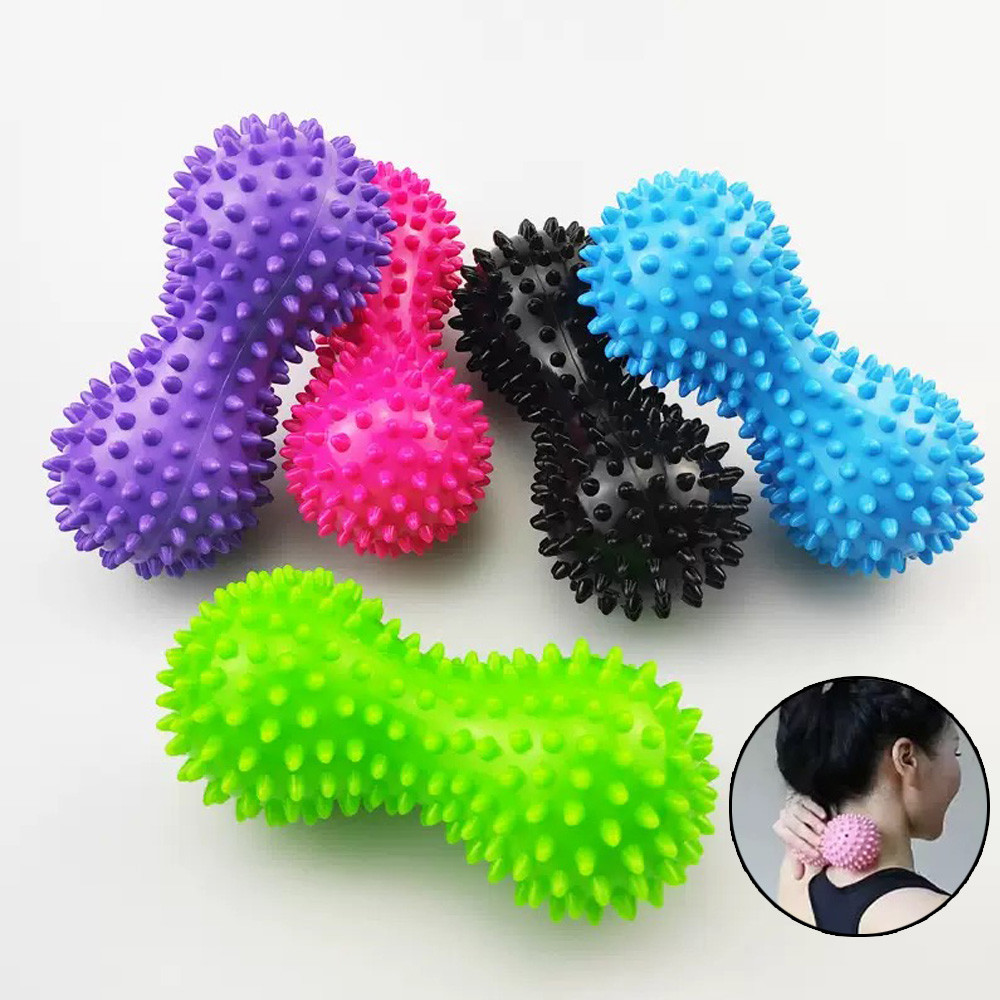 Myofascial Ball For Foot Fasciitis Peanut Double Spike Ball Foot Massage Roller Fitness Ball Back A 0