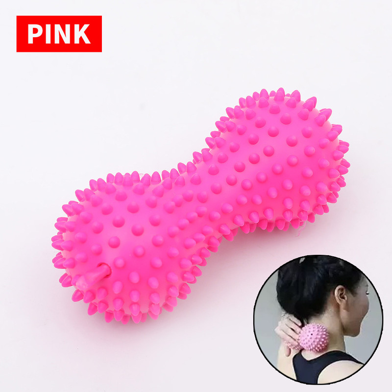 Myofascial Ball For Foot Fasciitis Peanut Double Spike Ball Foot Massage Roller Fitness Ball Back A 8