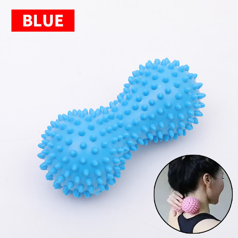 Myofascial Ball For Foot Fasciitis Peanut Double Spike Ball Foot Massage Roller Fitness Ball Back A 10