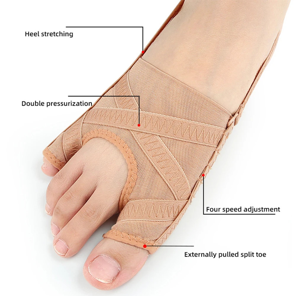 Title Option 2: Lightweight Breathable Toe Separator, Mesh Thumb Valgus Corrector, Bigfoot Bone Overlapping Corrector