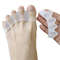 Silicone Toe Separators 1Pair, Bunion Adjuster Gel Corrector Splitter, Foot Pain Relief Thumb Valgus Protector