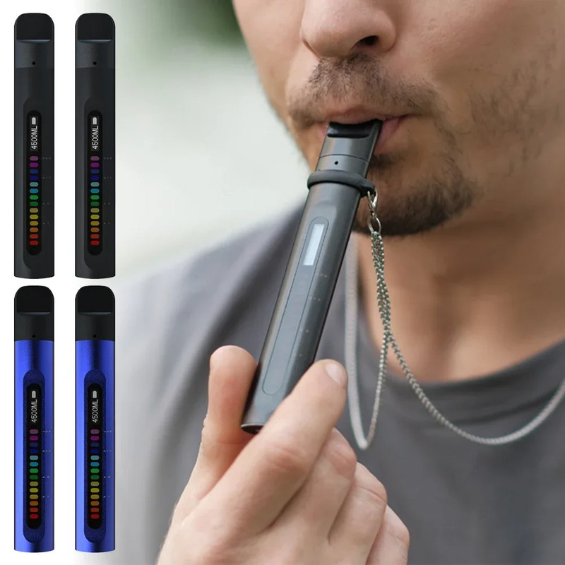 Electronic Lung Fitness Trainer Smart Portable Breathing Exerciser Respiratory Muscles Trainer Spor 0