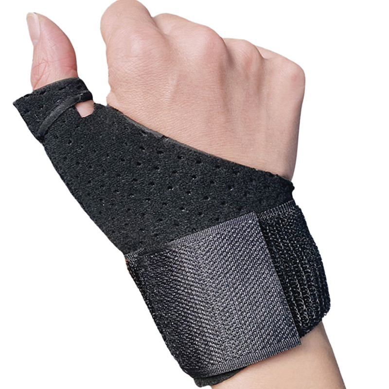 Thumb and Wrist Brace, Reversible Support Splint, Carpal Tunnel, Arthritis, Tendonitis, Sprained Finger Aid