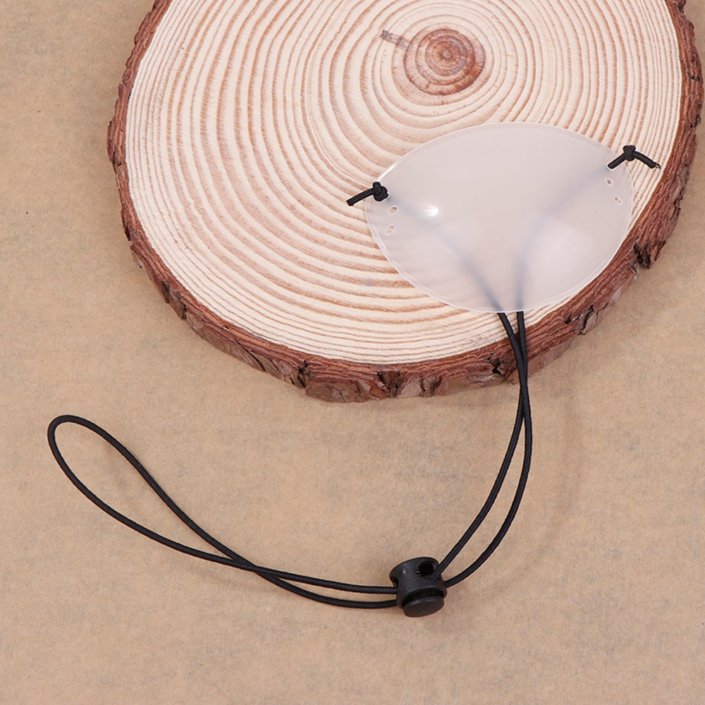 Children's Monocular Eye Patch, Translucent Black Eye Protect Correction, One Eye Strabismus Amblyopia Blindfold