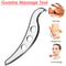 Manual Massage Gua Sha Tool, Stainless Steel Scraping Board, Pain Relief Therapy, Myofascial Release Tissue Mobilization