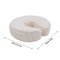 White UShaped Pillowcase 50 Pcs Disposable Headrest Covers Fitted Elastic NonWoven Massage Face Res 4