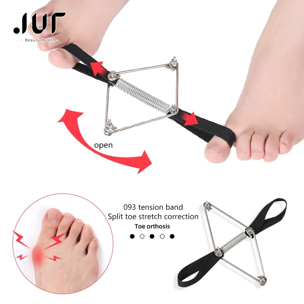 Hallux Valgus Toe Straightener Foot Stretch Recovery Training Exerciser Strap Thumb Elastic Band Fo 0