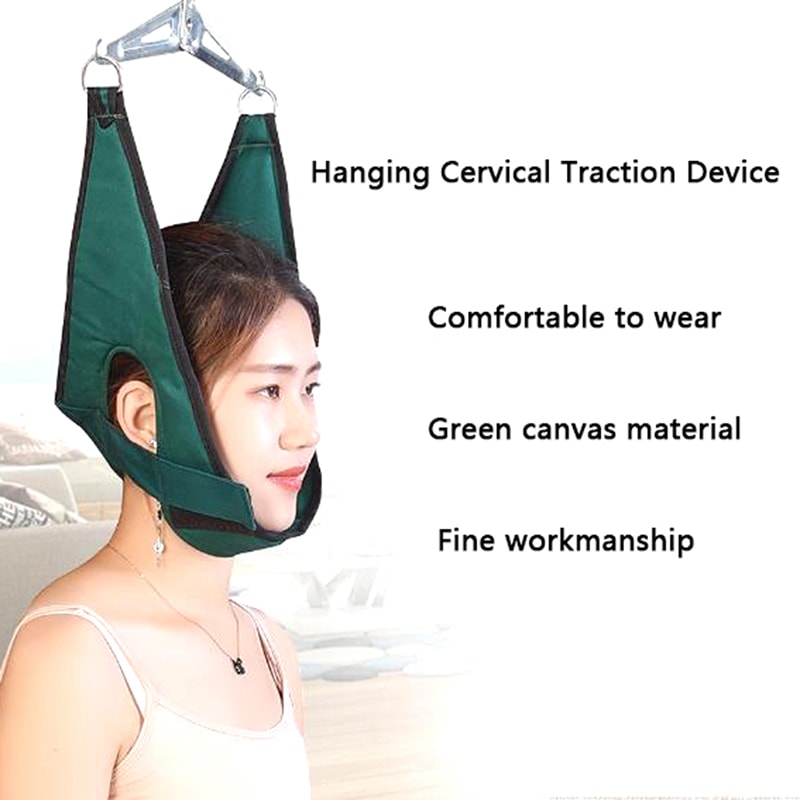 Neck Stretch Fixing Straps For Adult Children Cervical Traction Belt Neck Stretcher Band Vertebrae 2