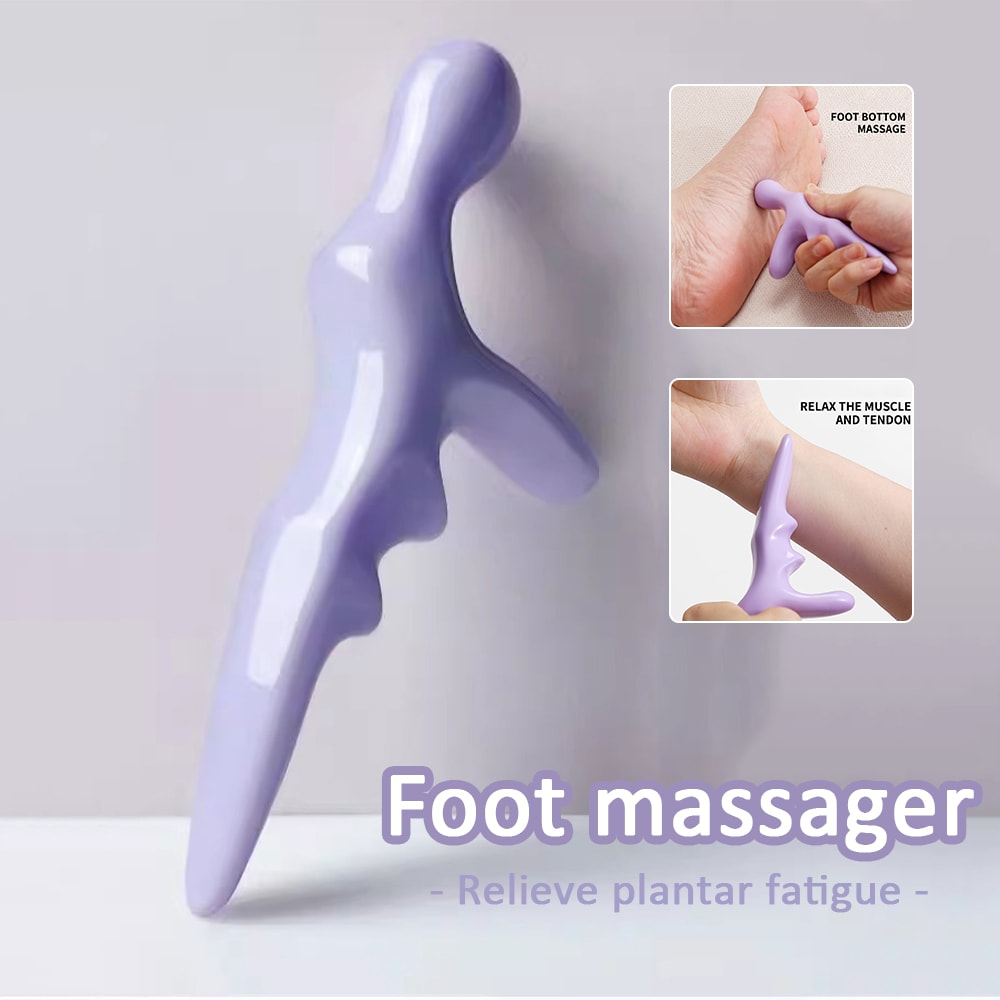 Manual Massage Tools, T Shaped Massager, Deep Tissue Acupressure, Neck Shoulder Back Foot, Muscle Fatigue Relief