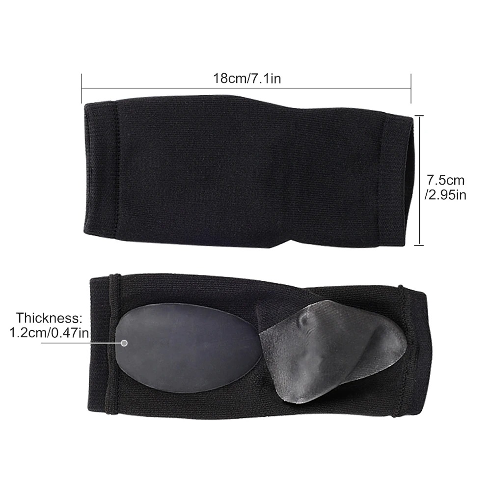 Soft Elastic Gel Pad Arch Support Sleeve, Cushioned Comfort for Plantar Fasciitis, Heel Spurs, Flat Foot Relief