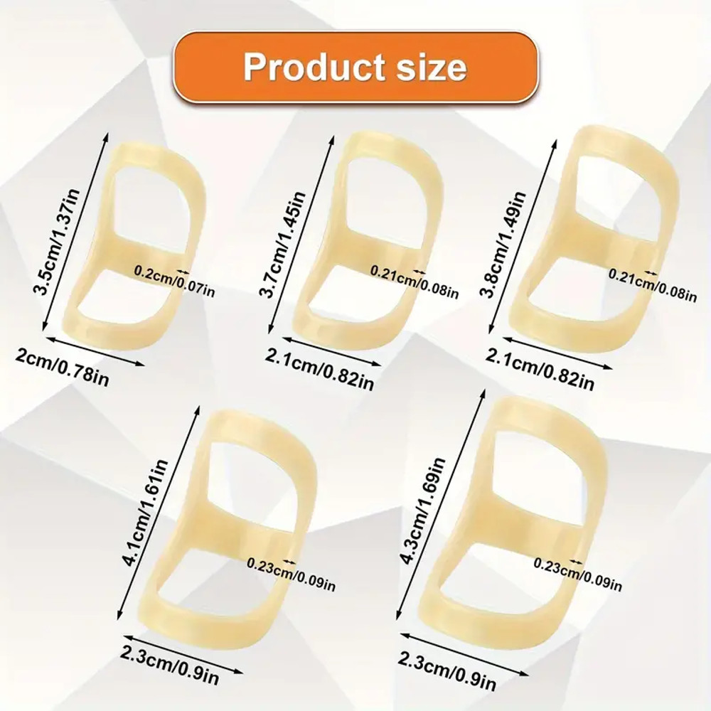 Flexible Finger Fixing Splint Kit, Protector Ring Sheath, Hammer Shaped Fixator for Injury Support Rehabilitation