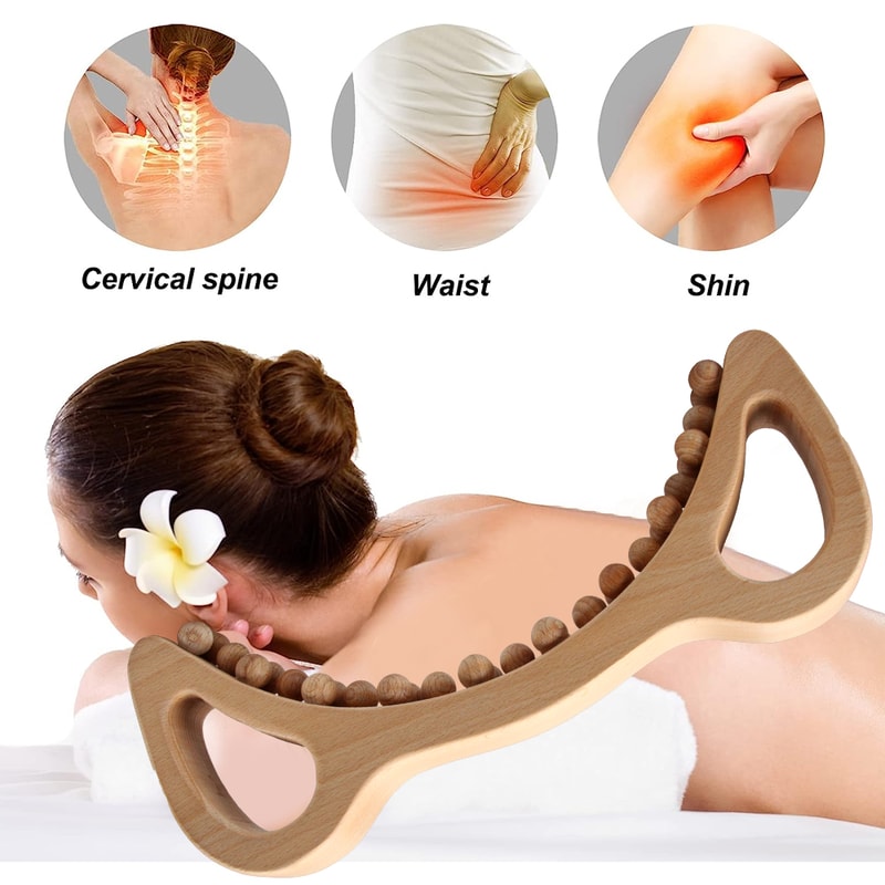 Cellulite Massager Body Slim Brush Wood Therapy Massage Tools Maderoterapia Kit Colombiana Anti Cel 2