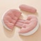 Adjustable U Shaped Maternity Pillow, Removable Cover, Soft Polyester Fiber, Comfortable Back and Belly Support