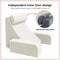 Ergonomic Back Support Cushion for Bed Chair, Reading Pillow with Armrests Cushion, TV Gaming Comfort Accessory Bed