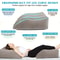 Raised Plush Leg Pad, Inflatable Spot Leg Pillow, Outdoor Wedge Cushion, Knee Relaxation Support, Fatigue Relief Comfort