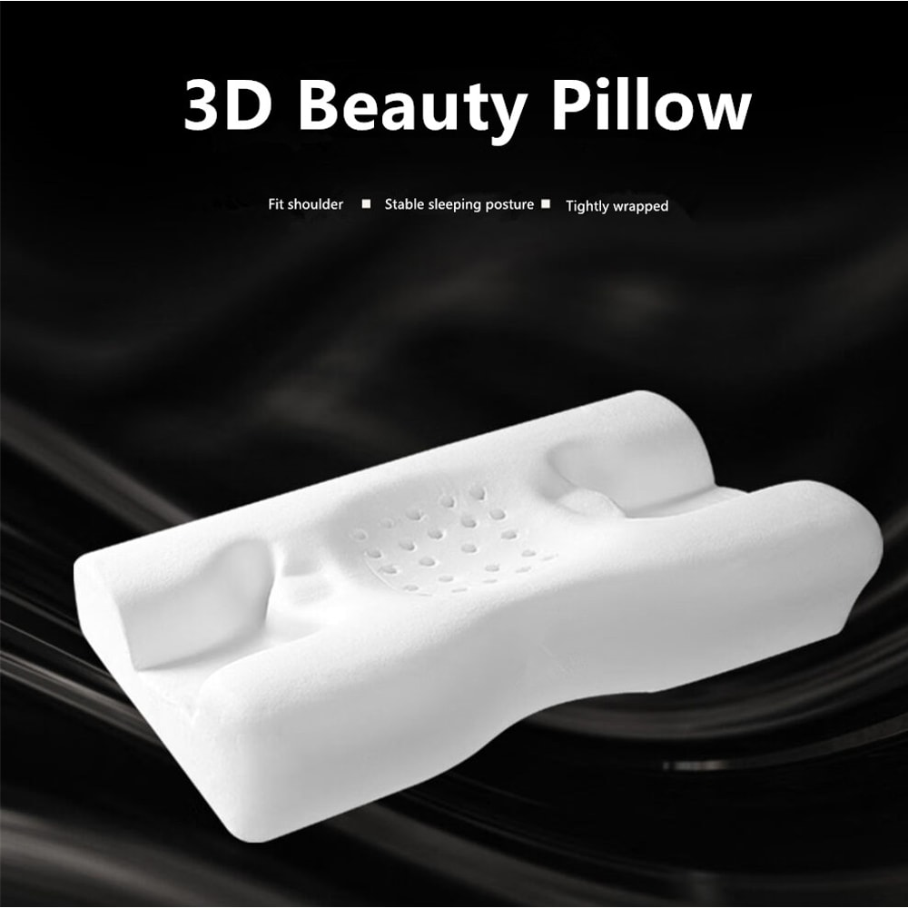 Side Sleep Beauty Pillow 3D Cervical Pillow Anti Wrinkle Memory Foam Pillow Face Pillows Helps Slee 0