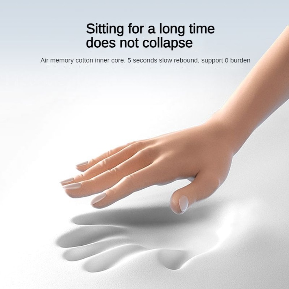 Orthopedic Memory Foam Coccyx Cushion Comfort Car Seat Cushion New Tailbone Sciatica Back Pain Reli 4