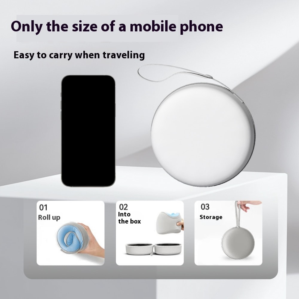 Soft Travel Pillow Massage Neck Pillow, U Shaped Memory Foam Neck Pillows, Sleeping Airplane Pillow Cervical Healthcare