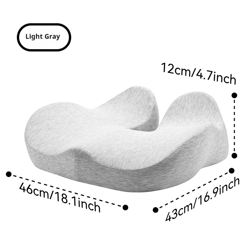 Breathable Seat Pad For Office Chair Thickened Memory Foam Cushion Relieve Back Pain And Hemorrhoid 4