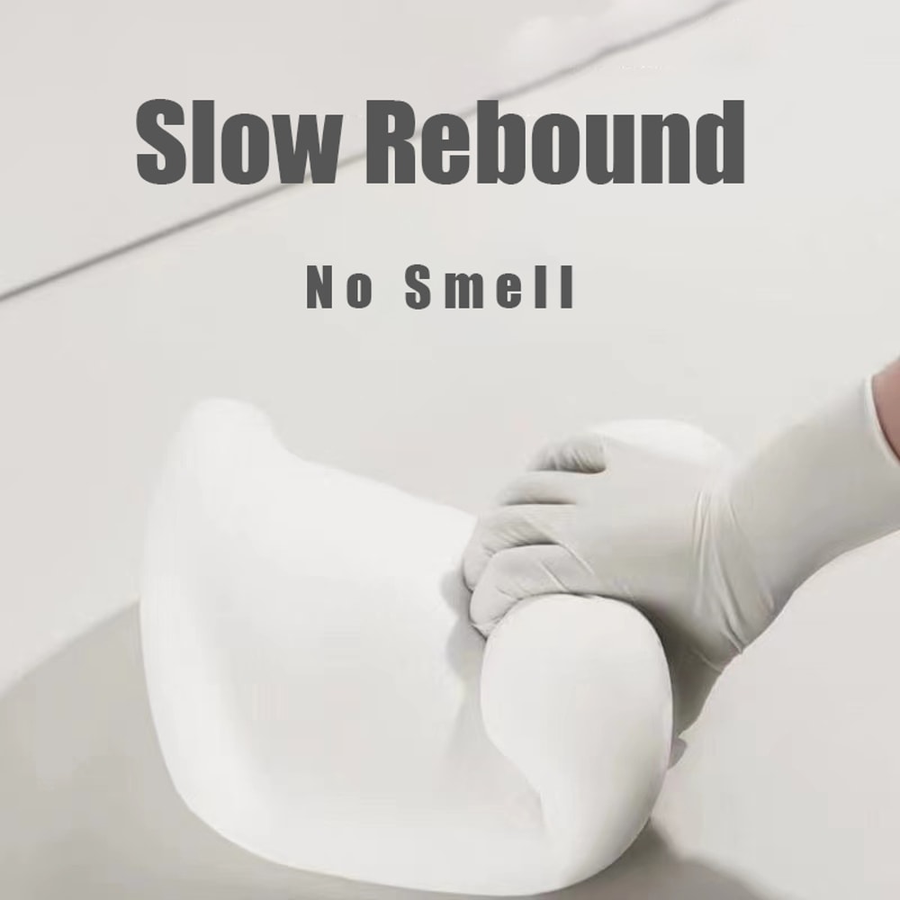 Car Neck Headrest Pillow Rest, Motocovers Head Support Car Memory, Breathable Travel Guard, Universal Car Supplies Pink