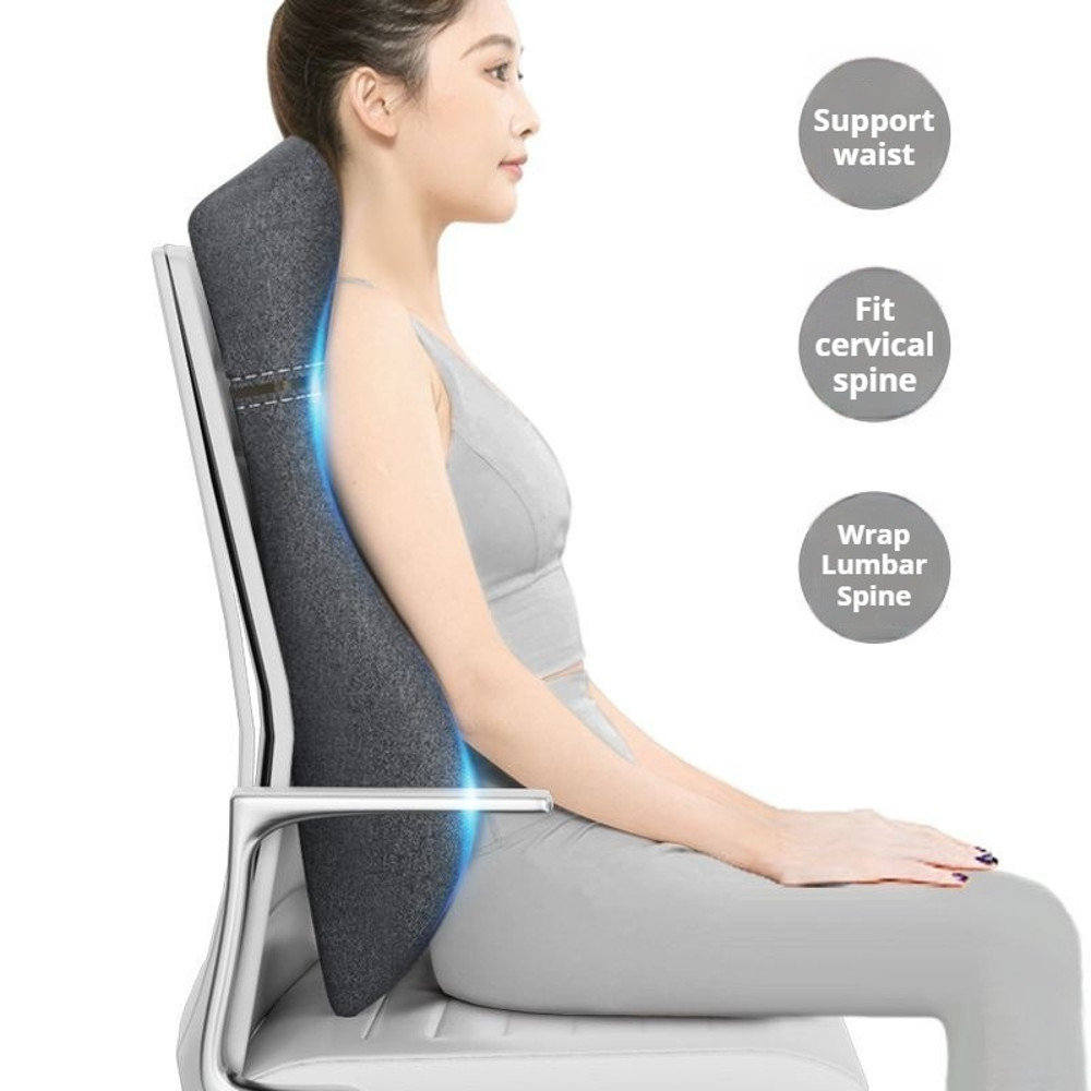 Seat Backrest Cushion, Office Reclining Pillow, High Waist Protective Pad, Long Seated Nap Device, Chair Long Waist