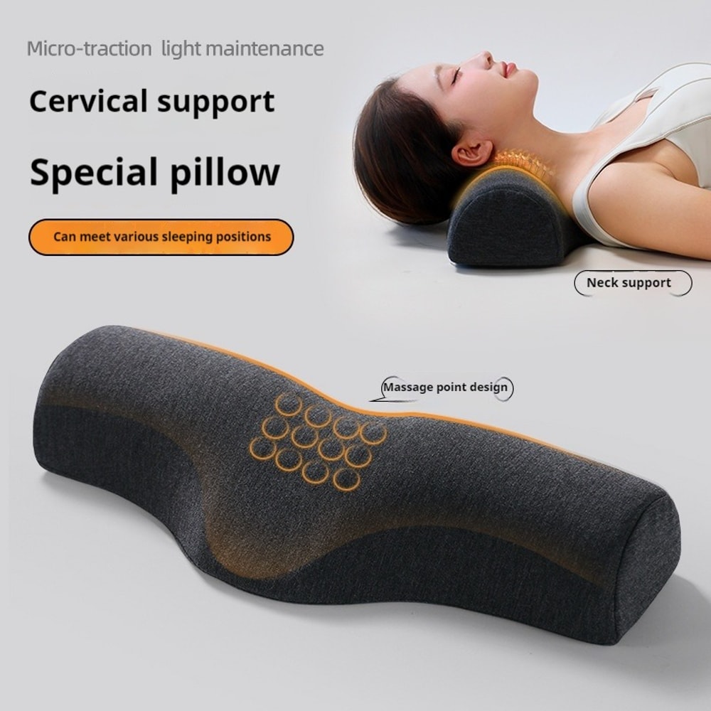 Neck Pain Relief Memory Foam Pillow, Orthopedic, Contour Design, Breathable Sleep, Cervical Support Pillow