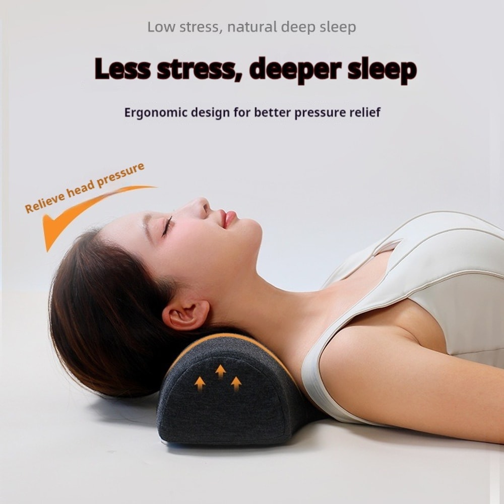 Neck Pain Relief Memory Foam Pillow, Orthopedic, Contour Design, Breathable Sleep, Cervical Support Pillow