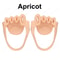 Overlapping Toe Separator 5 Holes Toe Splitter Breathable Foot Care Tools Toe Separators Straighten 6