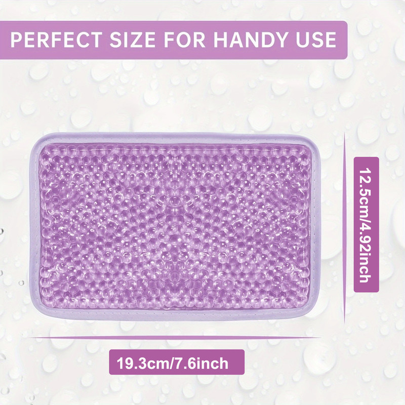 Reusable Hot Cold Gel Ice Pack, Pain and Swelling Relief for Knee, Back, Ankle, Foot, Elbow, Wisdom Tooth, Therapy