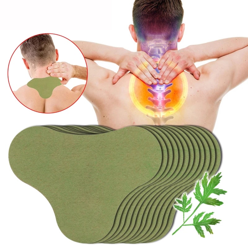 Mugwort Self Heating Care Patch For Neck Back Knees Non Woven Acupuncture Heat Patches Winter Pain 0