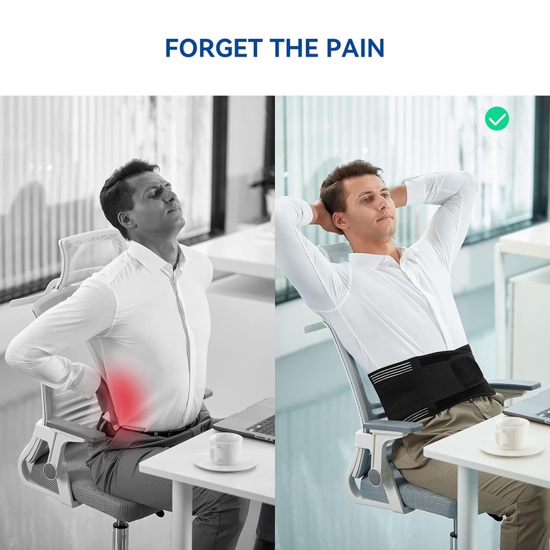 Slimming Body Shaper Waist Trainer Back Support Belt For Lower Back Pain Adjustable Breathable Wais 1