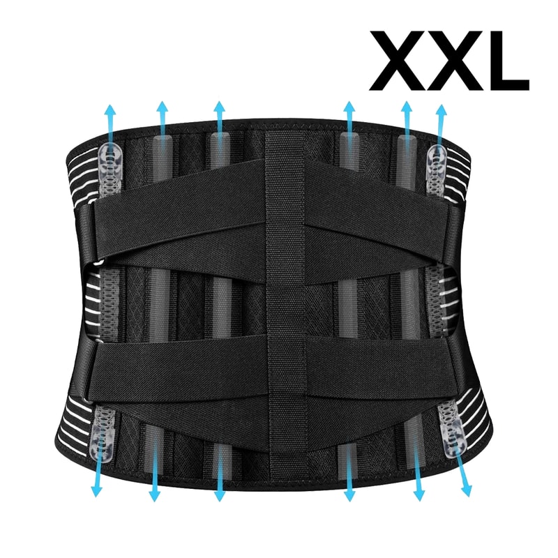 Slimming Body Shaper Waist Trainer Back Support Belt For Lower Back Pain Adjustable Breathable Wais 10