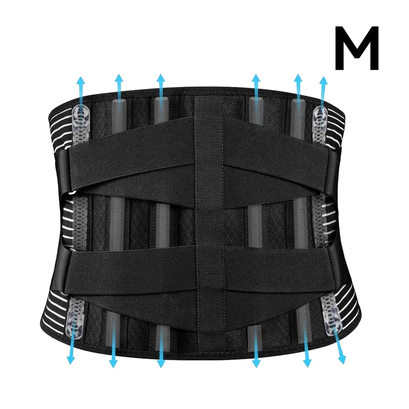 Slimming Body Shaper Waist Trainer Back Support Belt For Lower Back Pain Adjustable Breathable Wais 7