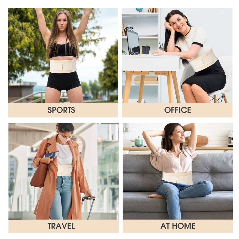 Lumbar Support Belt For Men And Women Waist Support For Lower Back Pain Relief Lightweight Thin Bac 5