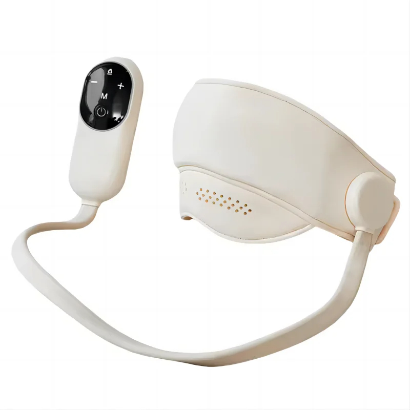 Air Pressure Eye Hot Compress, Graphene Heating Head Massager, Deep Relaxation and Better Sleep