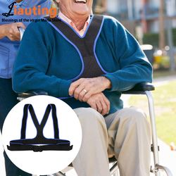 shoulder fixing straps nursing band, wheelchair safety seat belt, fall prevention harness brace support vest for elderly