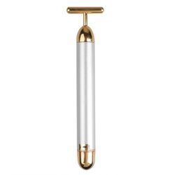 waterproof pulse firming massager, portable energy beauty bar, t shaped face roller, eye pouch remover, facial care tool