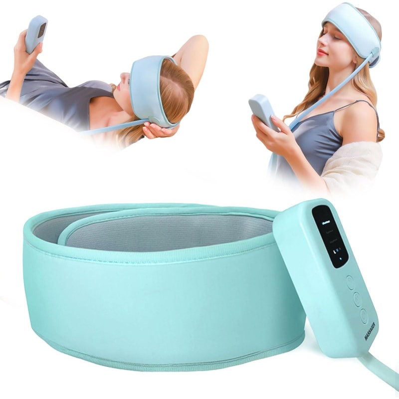 Scalp Massage Instrument Airbag Wrapping Cap Sleep Aid Head Massager Rechargeable Relaxation 0